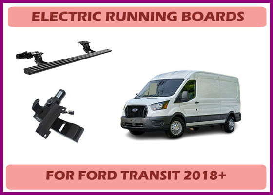 Ford Transit Factory power retractable running boards with Touch-Sensitive